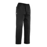 Παντελόνι Μάγειρα Microfiber Coulisse Pocket Μαύρο