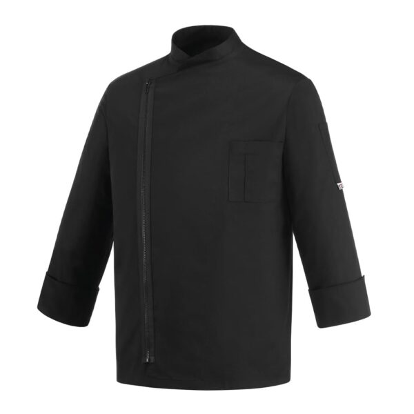 Μπλούζα Μάγειρα EgoChef Zip Μαύρη