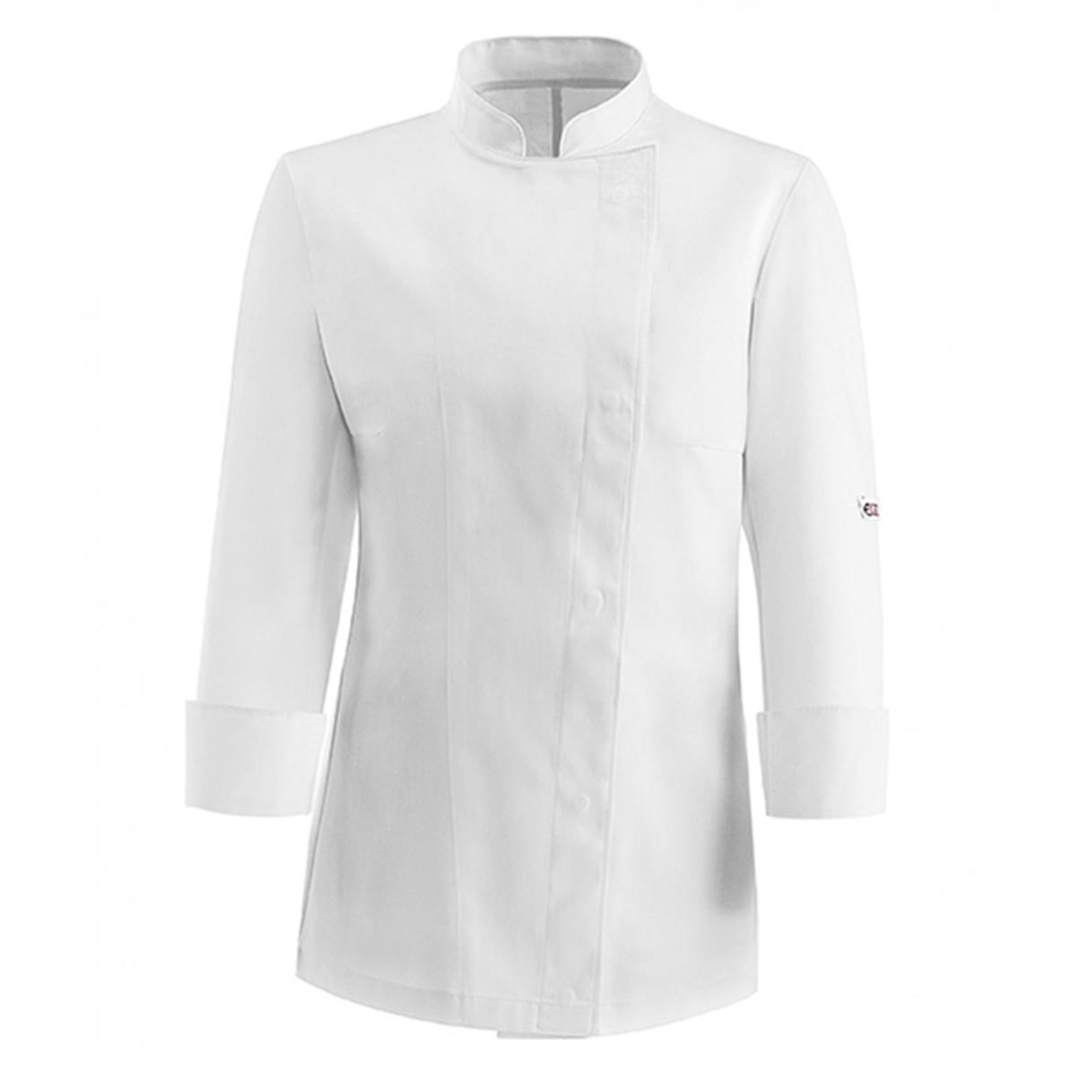 γυναικεία μπλούζα μάγειρα λευκή egochef microfiber